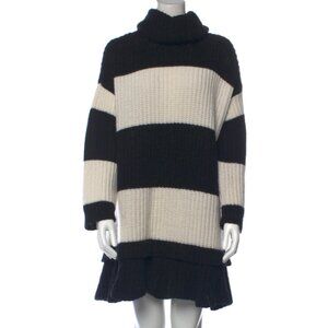 Valentino Black and White Sweater Dress Size S